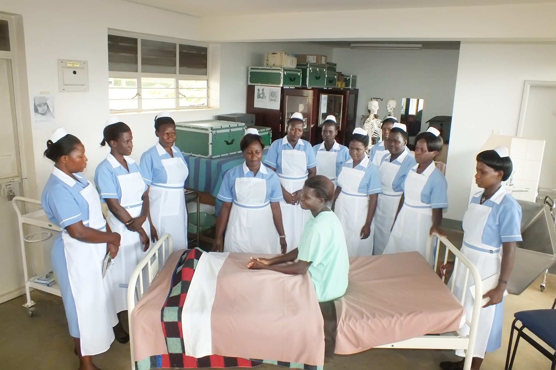 Diploma Students During practical lesson